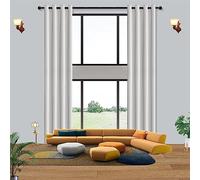 Qiseca Extra Long Curtains High Ceiling Drapes 14Ft for Living Room, Tall Windows Custom Made 2 Story Blackout Curtains for High Living Room Bedroom Loft Theater W52xL168 Inches Long 1 Panel, White