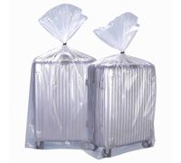 QISF 5 Pack Clear Giant Storage Bags - 40x60 inches Extra Large Plastic Bags, Huge Storage Bags for Moving, Luggage, Suitcase, Stroller, Chair, Kids Bike (2.75 Mil Flat Bags, with 20M Ties)