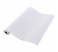 QISF White Drawing Paper Roll - 44CM X 25M Roll of Paper for Kids Painting Sketching Paper for Easel, Bulletin Board, Wall Art, Gift Wrap Gift Wrap,DIY