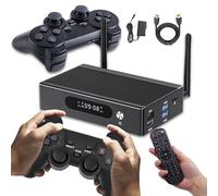 QISHENKOLA Super Console X3 Pro Retro Game Console 50000+Games 40+ Emulators 2.4G&5G WIFI&BT5,Amlogic S905X3,EmuELEC4.6&Android&CoreELEC 3 System Integration,Reto Gaming Console (64G)