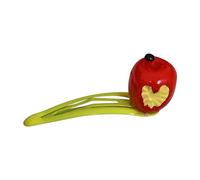 QishGO Girls Hair Clip with Fruit Women Hairgrips Fruit Headdress Barrettes Fruit Shape Sweet 2000s Girls Hairpin.Love Apple Baby Clip.1P