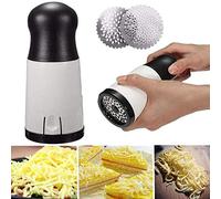 Qisong Stainless Steel Cheese Slicer with 2 Blades for Grating Butter Vegetable Bread Chopped Corn Cheese Grater