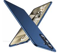 Qissy Case for Samsung S24 5G Slim Cover Protective Mat Anti-slip Hard Plastic Galaxy S24 PC Protective Shell Elegant Shockproof Case Cover for Samsung Galaxy S24 5g (Blue)