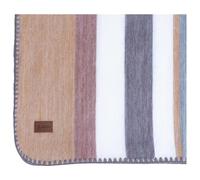 QISU Alpaca Wool Blanket Throw | Large, Beautiful, Warm, Variegated | 85 x 65 inches | Ultra-Soft, Hypoallergenic and Breathable | Non-Itchy or Scratchy Fabric (Pastel Grey Rocks & Creek)