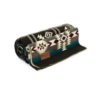 QISU Wool Blanket Throw | Large, Beautiful, Warm, Variegated, Handmade in Ecuador by Local Artisans |94″ x 78″|Ultra-Soft, Hypoallergenic & Breathable | Non-Itchy or Scratchy Fabric(Jacamars Green)