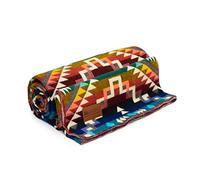 QISU Wool Blanket Throw | Large, Beautiful, Warm, Variegated, Handmade in Ecuador by Local Artisans |94″ x 78″|Ultra-Soft, Hypoallergenic & Breathable | Non-Itchy or Scratchy Fabric(Rainbow Starburst)