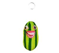 Qisuw Talking Watermelon Keychain Novelty Plush Ornament Women Handbag Decorations School Student Backpack Cartoon Pendant Talking Watermelon Keychain Plush