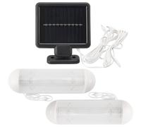 Solar Shed Lights, Wall Mounted Solar Garage Shed Light, 2 in 1 Indoor Solar Powered Lights with Pull String Split Solar LED Light for Garage Shed Corridor