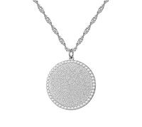Qitian Islamic Jewelry Gifts for Women Muslim Pendant Gold Allah Arabic Necklaces Ayatul Kursi Necklace Islam Eid Ramadan Gifts for Women Men, Gold-plated Stainless Steel, No Gemstone