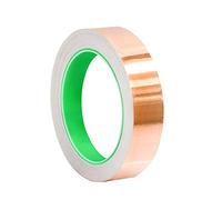 QitinDasen 50m X 20mm Premium Copper Foil Tape with Dual Conductive Adhesive, for EMI Shielding, Slug Repellent, Paper Circuits, Electrical Repairs, Grounding, Crafts DIY