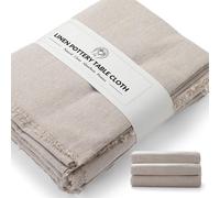QITIUNLXY Linen Pottery Table Cover - Absorbent, Durable Fabric Cloth for Clay Throwing, Pottery Bats & Wheel Work - Reusable, Non-Slip Surface for Ceramic Art- 100x150cm (3-Piece Set)