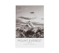 QITJSGD Mount EverestCanvas Poster Wall Art Decor Print Picture Paintings for Living Room Bedroom Decoration16x24inch(40x60cm)