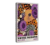 QITJSGD Yayoi Kusama PosterCanvas Poster Wall Art Decor Print Picture Paintings for Living Room Bedroom Decoration12x18inch(30x45cm)