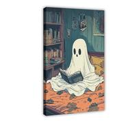 QITUBVAF Library Literature NovelCanvas Poster Bedroom Decor Landscape Office Room Decor Gift 24x36inch(60x90cm)