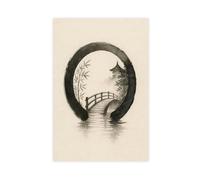 QITUBVAF Meditation BalanceCanvas Poster Bedroom Decor Landscape Office Room Decor Gift 12x18inch(30x45cm)