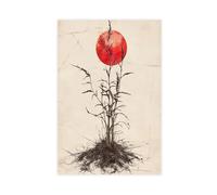 QITUBVAF Rooted BalanceCanvas Poster Bedroom Decor Landscape Office Room Decor Gift 12x18inch(30x45cm)