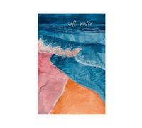QITUBVAF Salt Water AbstractCanvas Poster Wall Art Decor Print Picture Paintings for Living Room Bedroom Decoration 16x24inch(40x60cm)