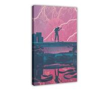 QITUBVAF Stranger ThingsCanvas Poster Bedroom Decor Landscape Office Room Decor Gift 12x18inch(30x45cm)