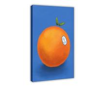 QITUBVAF The OrangeCanvas Poster Bedroom Decor Landscape Office Room Decor Gift 20x30inch(50x75cm)