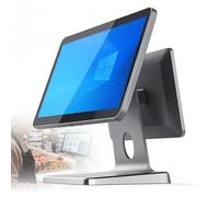 QITUJOUR Retail and Restaurant POS Terminal Machine for Small Business | with Printer, Cash Drawer, Scanner,Dual-Screen All-in-One Professional Touch Cash Register, Windows 10, Compatible