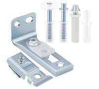 QIUDongne Comprehensive Sliding Closet Bifold Door Hardware Kit - Essential Brackets, Pivots, and Guide Wheel