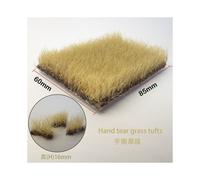 (qiuhuang) Height 16mm Artificial Grass Tufts Miniature Bushes Plant Cluster For Diy Model Sand Table Scene Garden