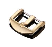 QIULKU Pin Buckle, Folding Clasp, Bronze Watch Buckle, Women, Men, 18 mm, 20 mm, 22 mm, 24 mm, Solid Copper Bracelet Clasp Strap Accessories, 20mm, Agate