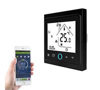 Qiumi Smart Wifi Thermostat for individual Gas/Water Boiler Heating Works with Amazon Alexa Google Home IFTTT Dry Contact,5A 95~240V AC