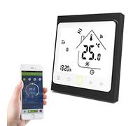 Qiumi Smart Wifi Thermostat for individual Gas/Water Boiler Heating Works with Amazon Alexa Google Home IFTTT Dry Contact,5A 95~240V AC