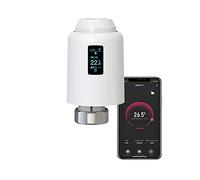 Qiumi WiFi Radiator Actuator Programmable Thermostatic Radiator Valve Support alexa googlehome Wifi Direct