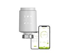 Qiumi Zigbee Thermostat Radiator Valve,eTRV,Size compatible with most valves,The display font direction is adjustable