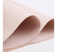 QIUMING 1.0mm 1.5mm2.0mm 4.0mm Genuine Leather Fabric Vintage Cowhide Vegetable Tanned Leather Crafts Real CowHide Tan Full Grain Pieces