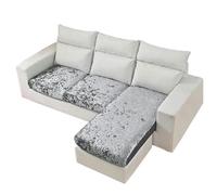 QIUMING 1/2/3/4Seater Crushed Velvet Sofa Seat Covers Plush Stretch Sofa Cushion Covers Elastic Couch Slipcover for Living Room Decor
