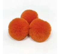 QIUMING 10pcs/lot DIY Faux Rabbit Fur Pompom Artificial Polyester Balls Pom Poms For Hats Cap Scarf Gloves Keychain 6-10cm