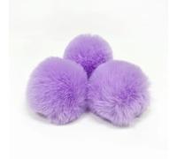 QIUMING 10pcs/lot DIY Faux Rabbit Fur Pompom Artificial Polyester Balls Pom Poms For Hats Cap Scarf Gloves Keychain 6-10cm