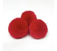 QIUMING 10pcs/lot DIY Faux Rabbit Fur Pompom Artificial Polyester Balls Pom Poms For Hats Cap Scarf Gloves Keychain 6-10cm