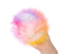 QIUMING 12/15cm Imitation Fur Pompom for Women Hat Fur Big Pom for Knitted Hat Beanies Cap Skullie DIY Knitted Hat Accessories