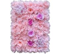 QIUMING 1Pcs 40x60cm Artificial Rose Wall Artificial Fake Flower Hydrangea Row Wedding Wedding Photography Silk Flower Wall