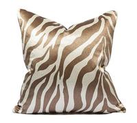 QIUMING 1Pcs Golden Sofa Cushion Cover for Living Room Modern Gray Throw Pillowcase for Euro Decoration 20x20 Rectangle Pillow Cover