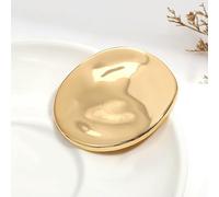 QIUMING 2Pcs Greatera Trendy Women's Brooch Irregular Folded Round Metal Pins Gold Silver Color Brooches Accessories Party Jewelry Gift