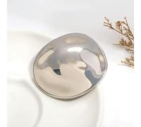 QIUMING 2Pcs Greatera Trendy Women's Brooch Irregular Folded Round Metal Pins Gold Silver Color Brooches Accessories Party Jewelry Gift