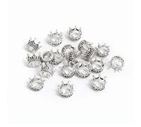 QIUMING 32 pcs/lot Crown charms Jewelry Making DIY handmade Earrings necklace bracelet Crafts 7 * 10 * 10mm
