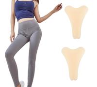 QIUMING Cameltoe Insert, Camel Toe Briefs, Camel Toe Concealer, Self-Adhesive Silicone Protection, Invisible, Reusable for Swimsuit, Tights, Yoga Pants, Bikini, skin-coloured, One size