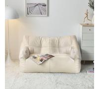QIUMING Creative Small Sofa Lazy Bean Bag Sofa Double Balcony Bedroom Living Room Decoration Rental Tatami Two Seat (without Filler)