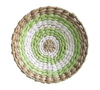 QIUMING Nordic Simple Creative Combination Wall Decoration Rattan Grass Weaving For Home Decor Livingroom Bedroom Background Decoration