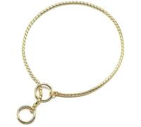QIUMING Snake Chain Dog Rustproof Stainless Steel Pet Metal Slip Chains Dog Show Training Collar Puppy Cuban Link Necklace