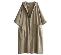 QIUNI Spring Autumn Trench Coat Woman Single-Breasted Mid-Long Women Trench Overcoat Khaki Windbreaker Pocket Female