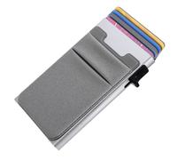 Qiuruoo Credit Card Holder, silver, Pochi, Modern