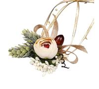 QIUSHIBO Wrist Corsages For Weddings Wrist Corsage Bridesmaid Sisters Handmade Hemp Rope Hand Flower Artificial Silk Rose Ribbon Bracelet Wedding Dancing Party Decor Corsage(01)