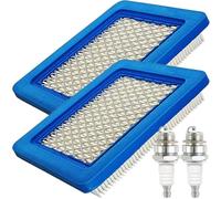 Qiuwanzia 491588S Air Filter Flat Cartridge for Briggs Stratton 491588 399959 4915885 625-675 Series for Troy-Bilt TB110 for Toro 20332 for Push Lawn Mower for Craftsman 33644 Air Cleaner